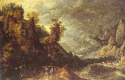 Kerstiaen de Keuninck Landscape with Tobias and the Angel china oil painting reproduction